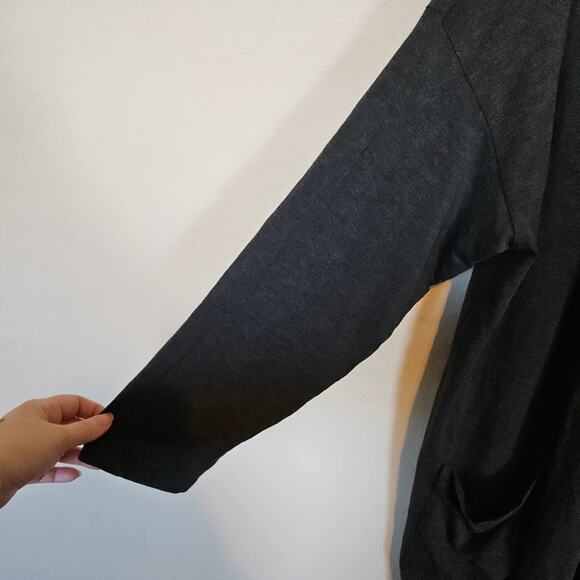 Eileen Fisher Drop Shoulder Open Front Duster Cardigan Women's Size X-Large - Picture 4 of 12